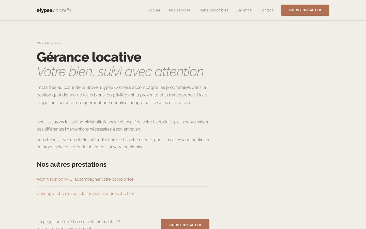 Elypse Conseils,gérance locative