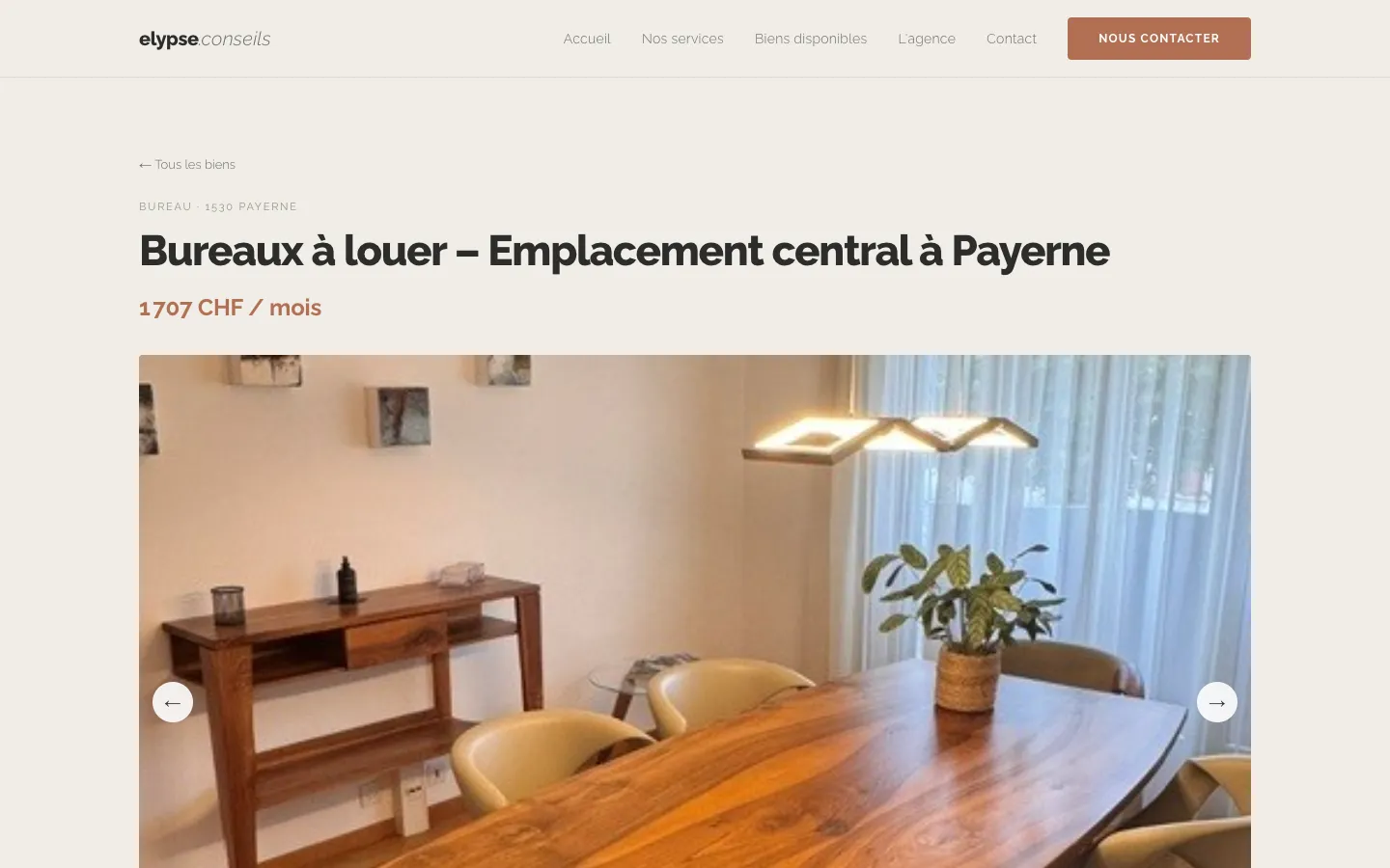 Elypse Conseils,fiche d'un bien