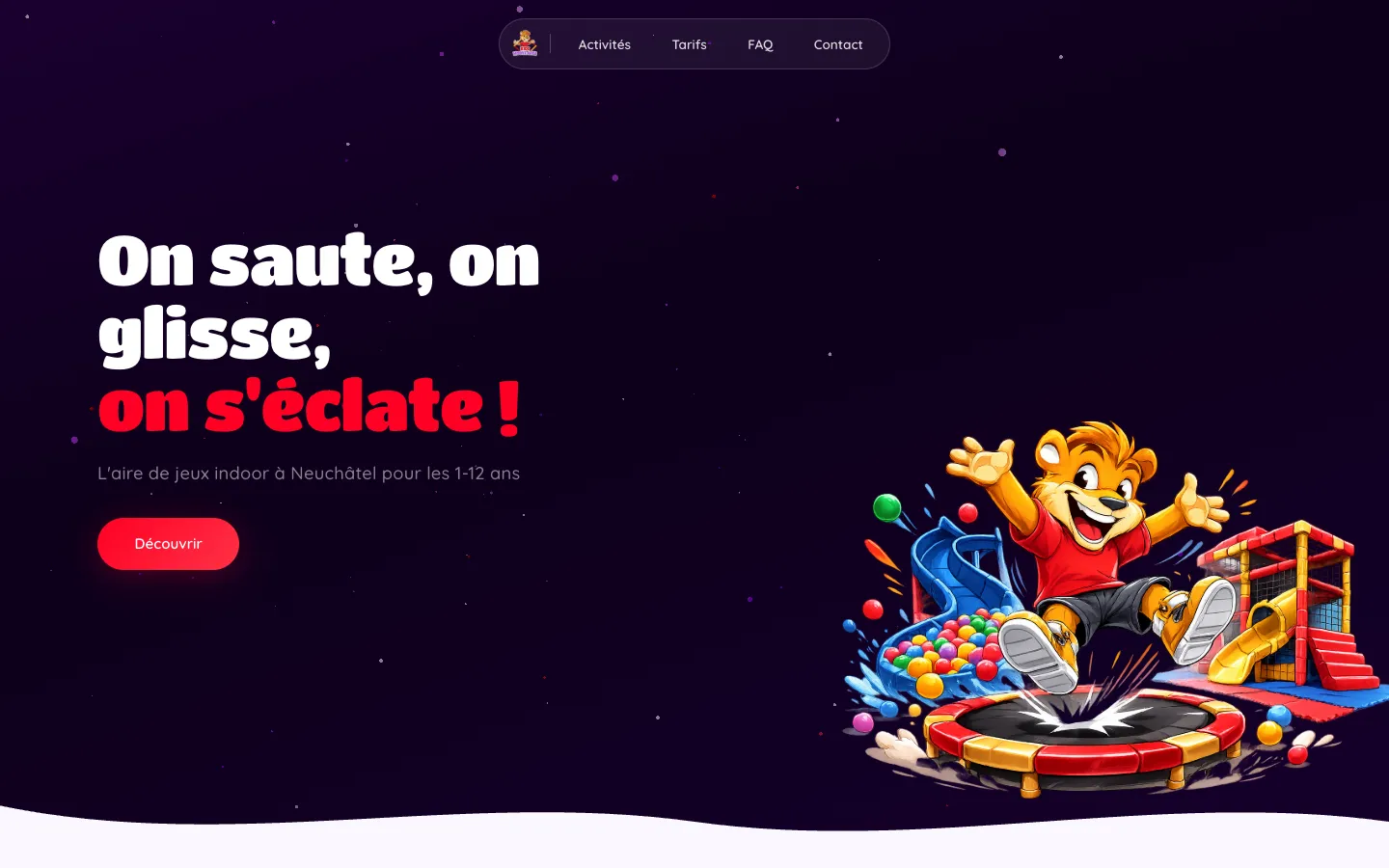 Kidz Moove Area,accueil